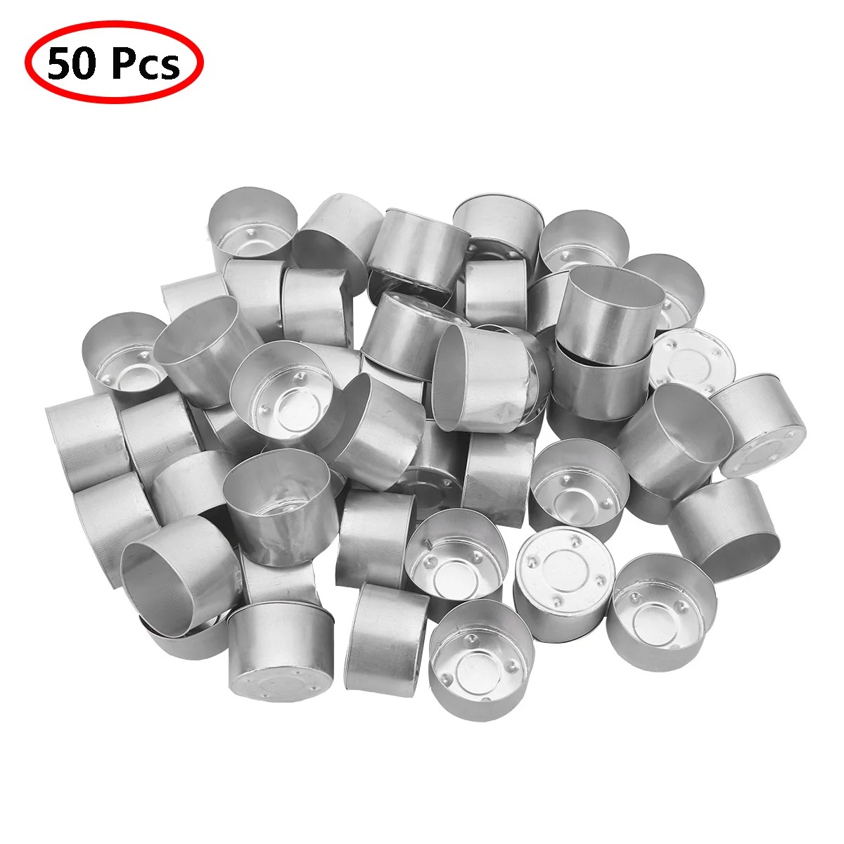 Candle Quotes - 50-100Pcs Round Aluminum Tea Light Holders