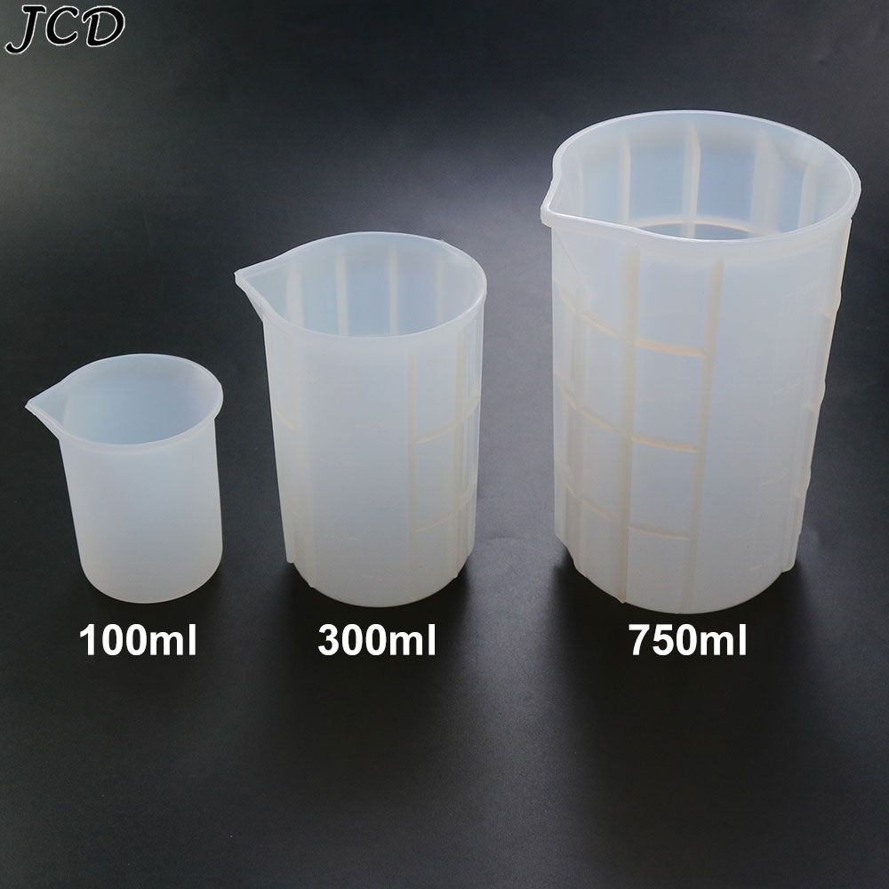 Candle Making Supplies Kit - JCD 100ML/300ML/750ML Silicone Measuring Cup With