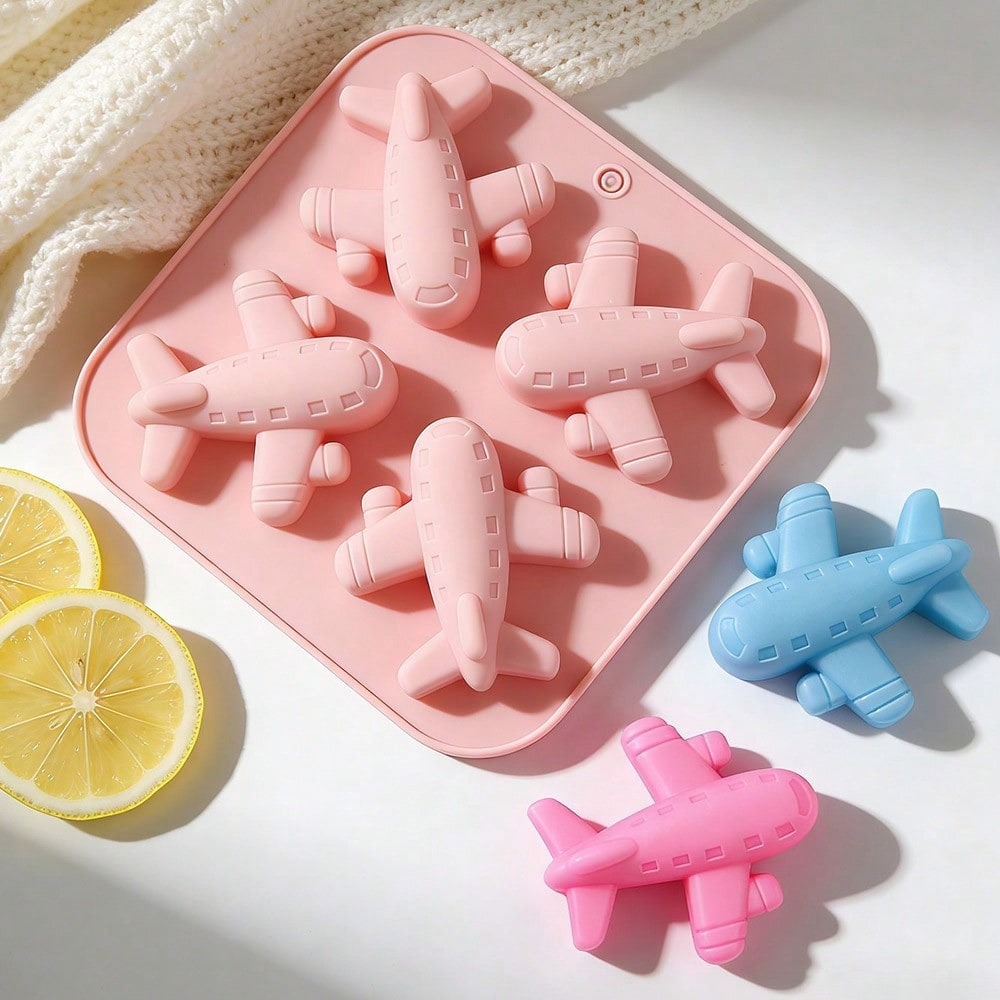 4 Cavity Airplane Silicone Mol - Candle Making Supplies Kit recension och pris