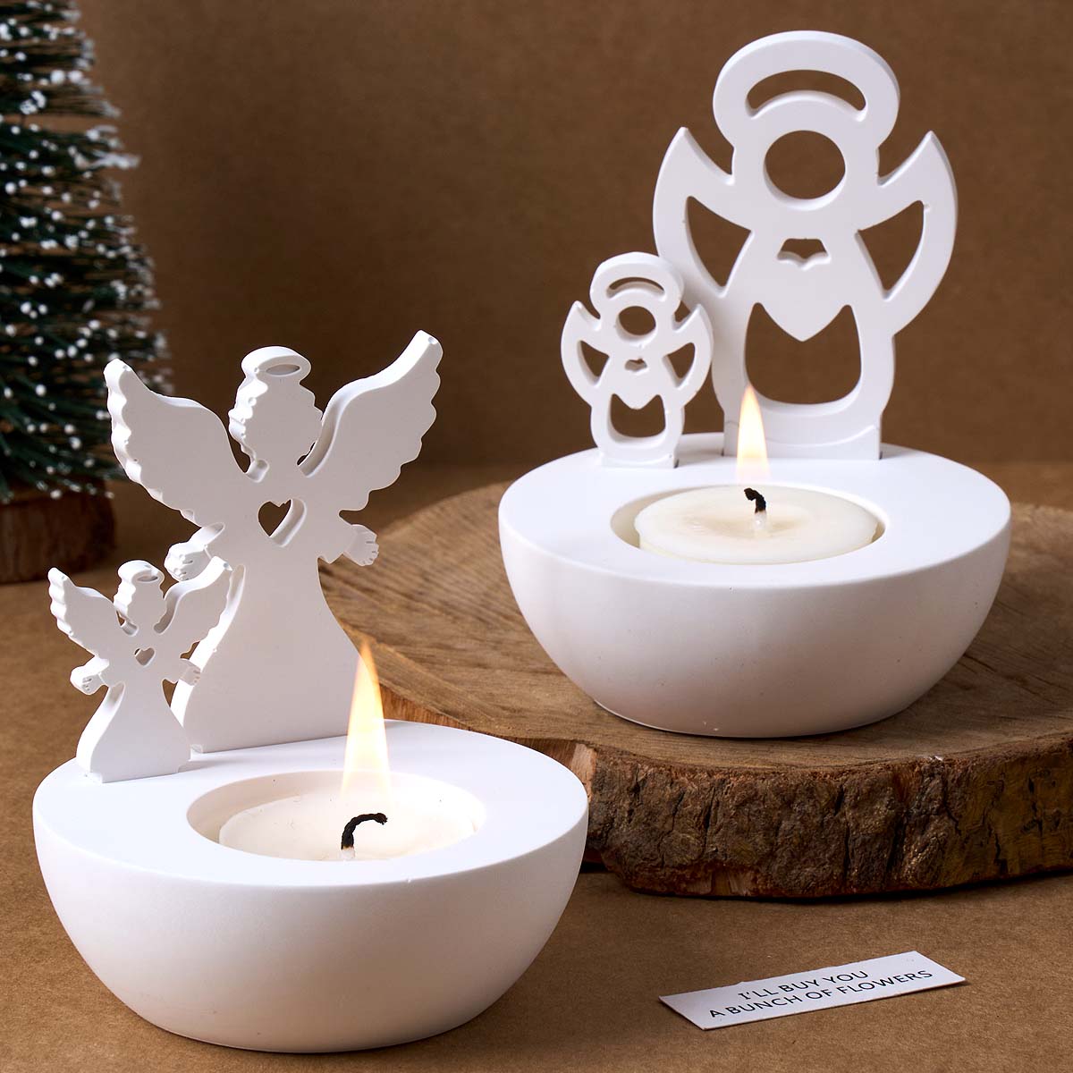 Christmas Tree Snowman Angel C - Candle Quotes recension och pris