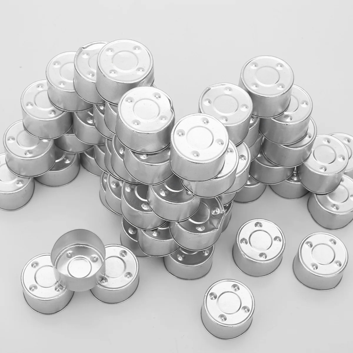 50-100Pcs Round Aluminum Tea L - Candle Quotes recension och pris