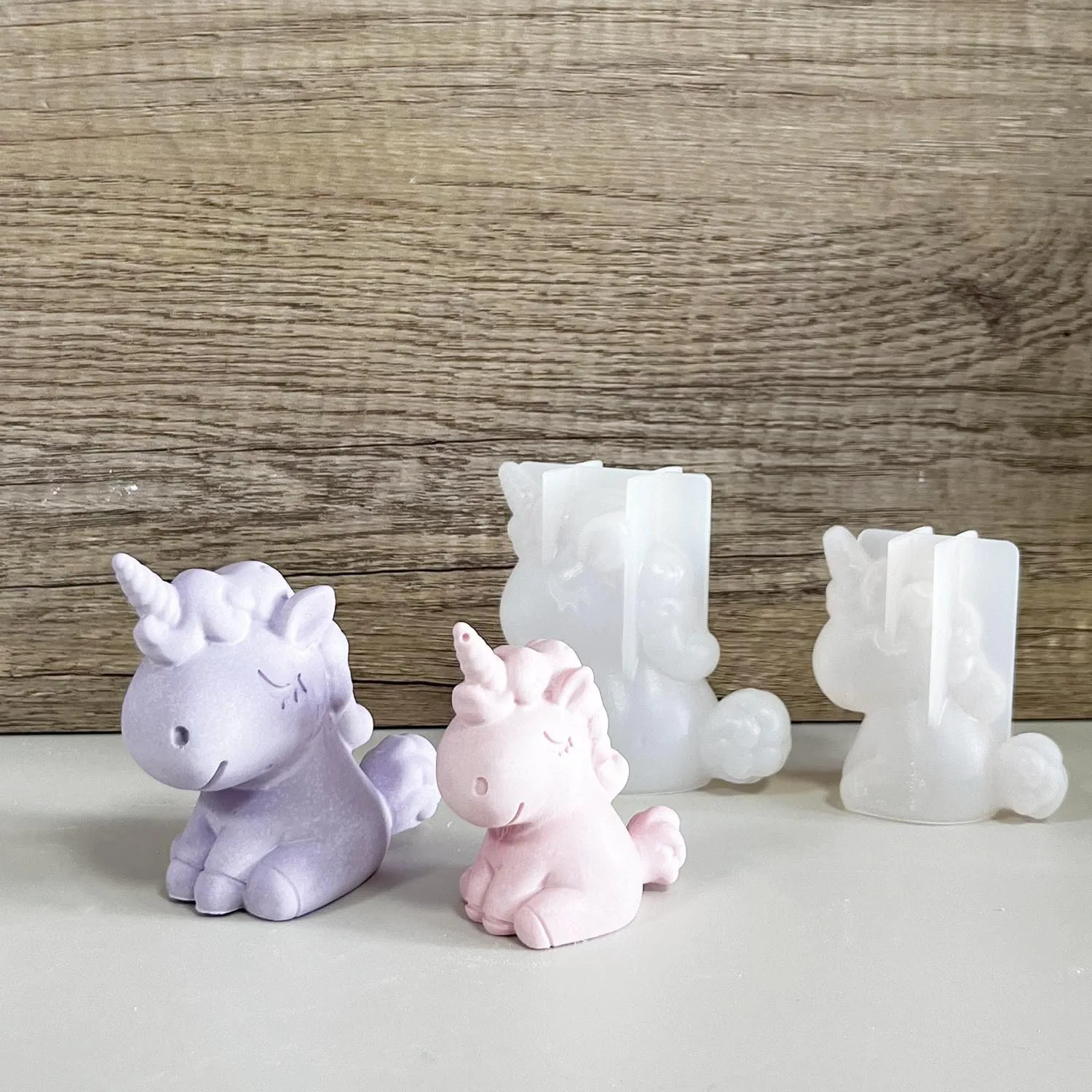 3D Geometric Silicone Unicorn  - Candle Making Supplies Kit recension och pris