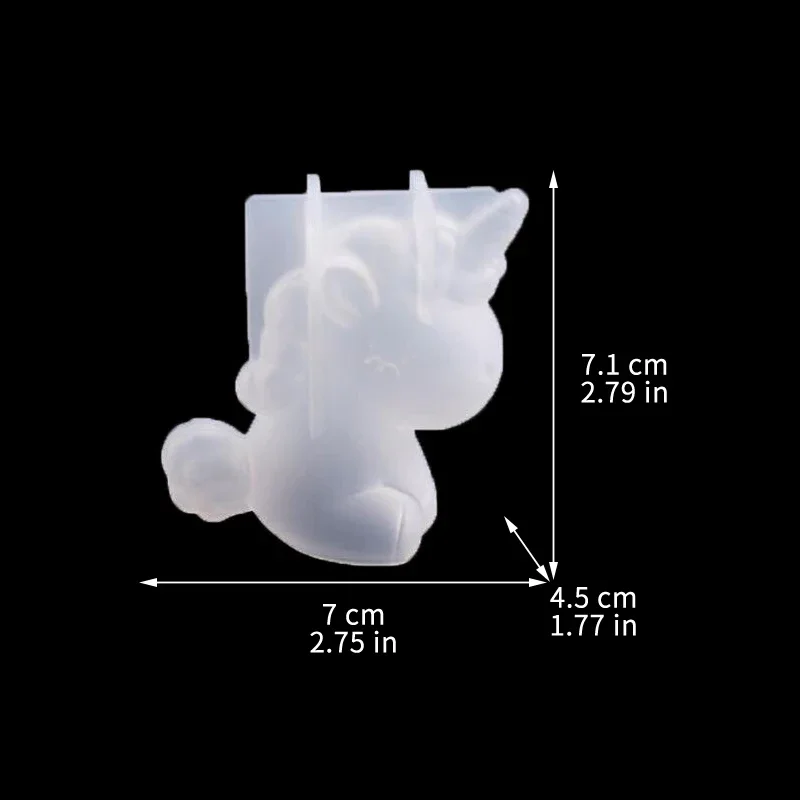 3D Geometric Silicone Unicorn  - Candle Making Supplies Kit recension och pris