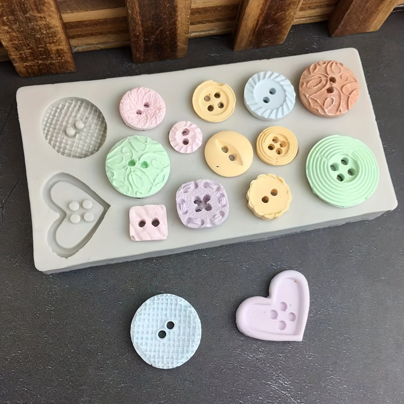 Buttons Shape Silicone Mold Si - Candle Making Supplies Kit recension och pris