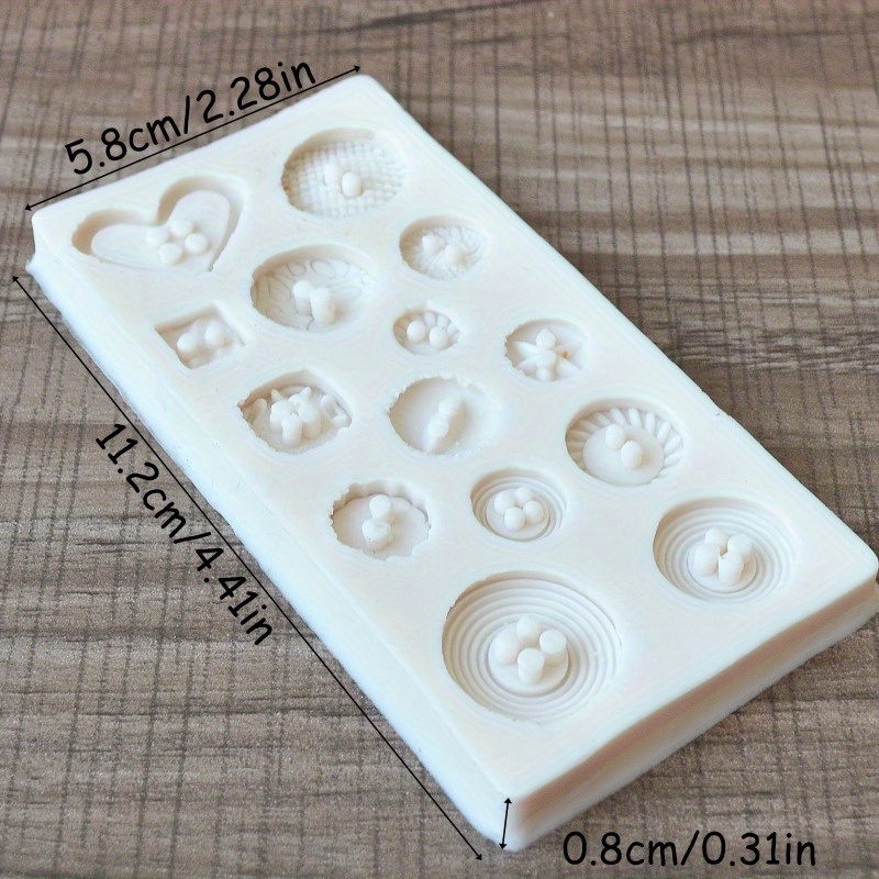 Buttons Shape Silicone Mold Si - Candle Making Supplies Kit recension och pris