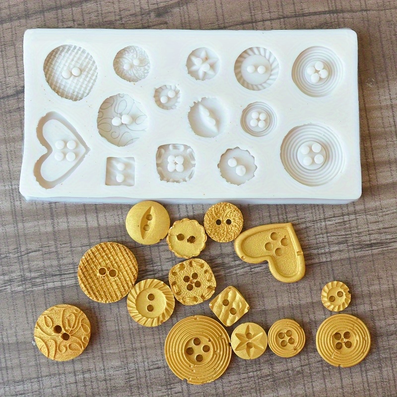 Buttons Shape Silicone Mold Si - Candle Making Supplies Kit recension och pris