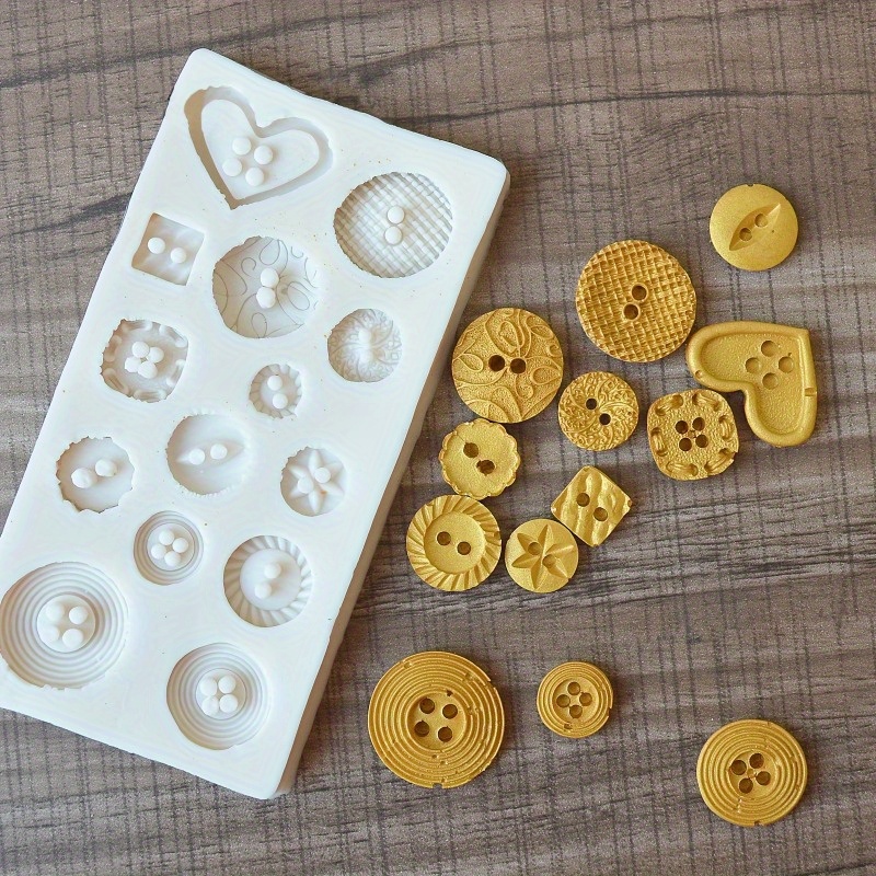 Buttons Shape Silicone Mold Si - Candle Making Supplies Kit recension och pris
