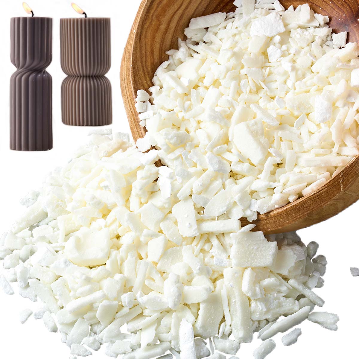 1 Pounds Pure White Soy Wax Fo - Candle Making Supplies Kit recension och pris