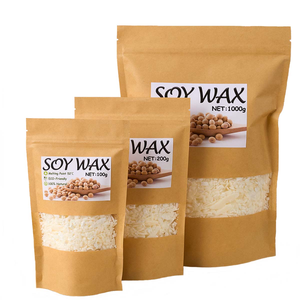 1 Pounds Pure White Soy Wax Fo - Candle Making Supplies Kit recension och pris