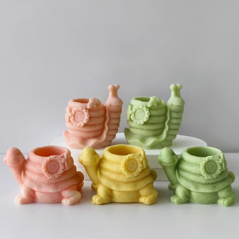 Turtle Snail Candlestick Silic - Candle Quotes recension och pris