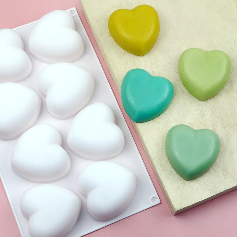 Love Heart Silicone Soap Mold  - Candle Making Supplies Kit recension och pris