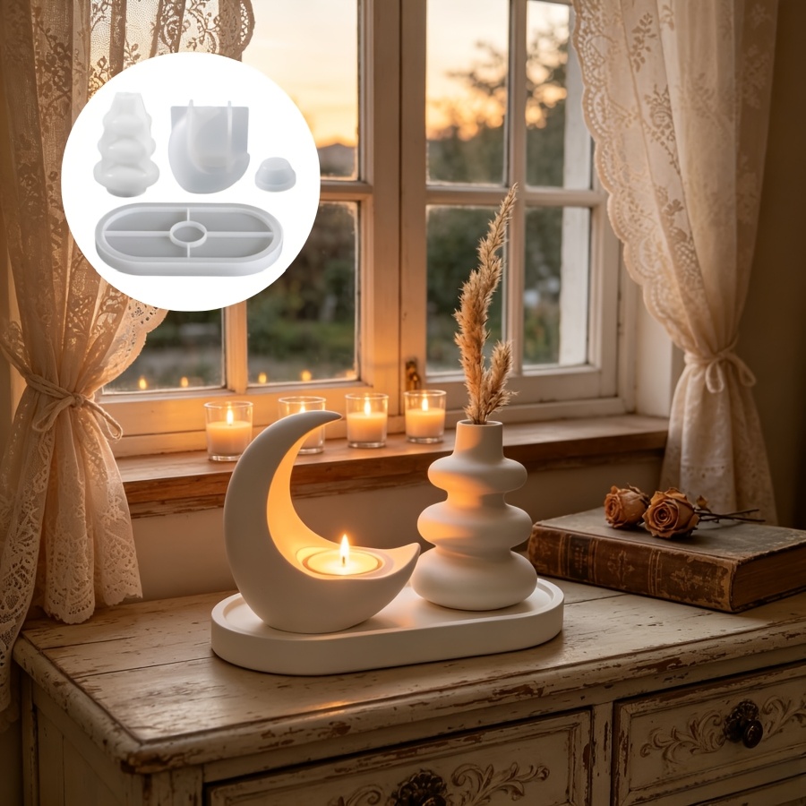 4pcs Set Including Moon Candle - Candle Quotes recension och pris