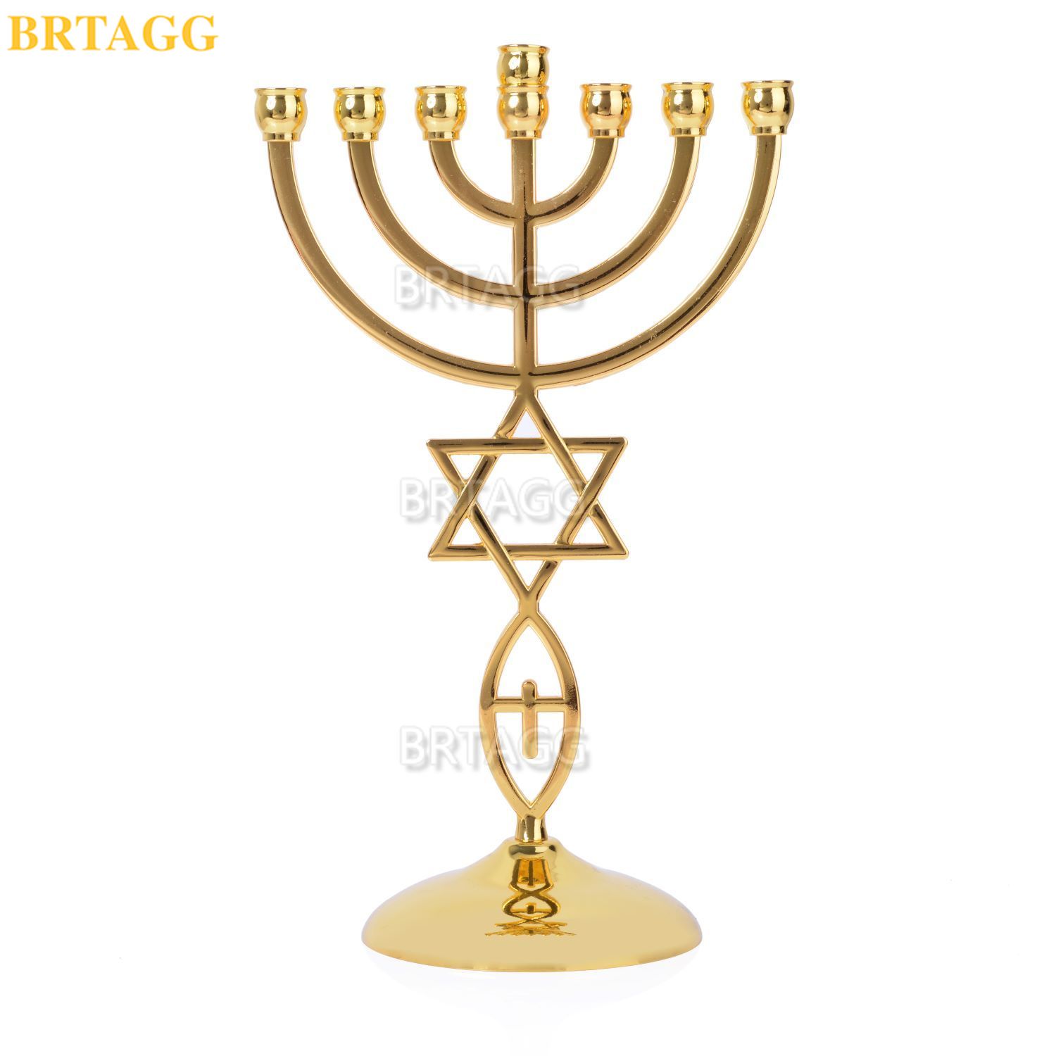 BRTAGG Menorah 7 Branches Jewi - Candle Quotes recension och pris