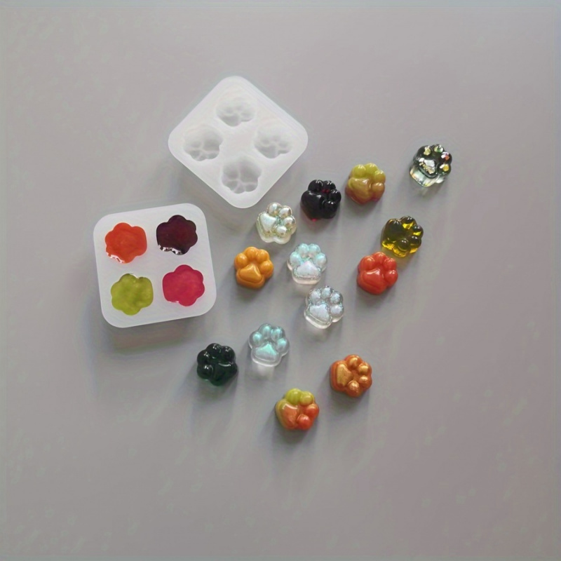 1Cat Paw Pattern Silicone Mold - Candle Making Supplies Kit recension och pris