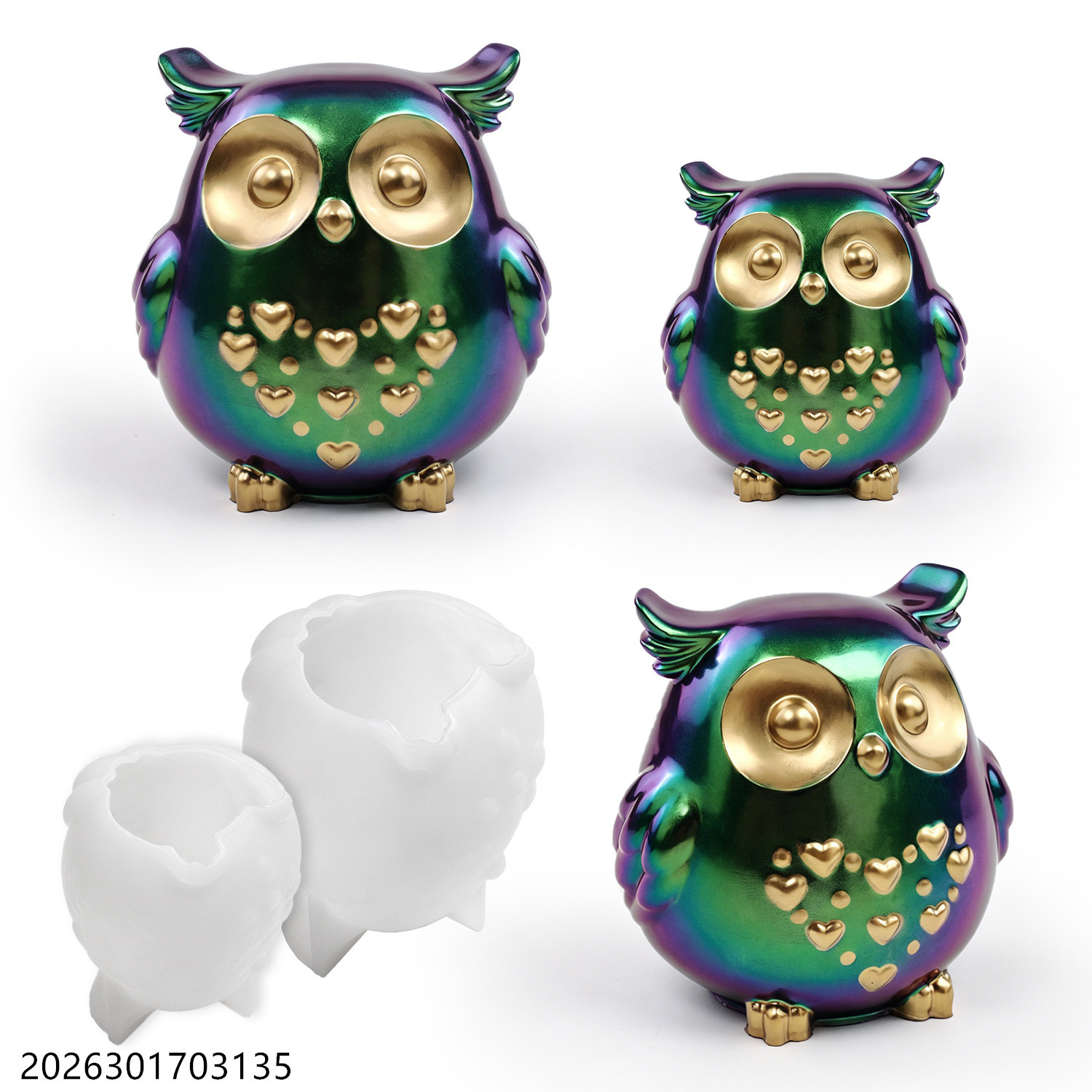 Owl Silicone Mold 3D Bird Shap - Candle Making Supplies Kit recension och pris